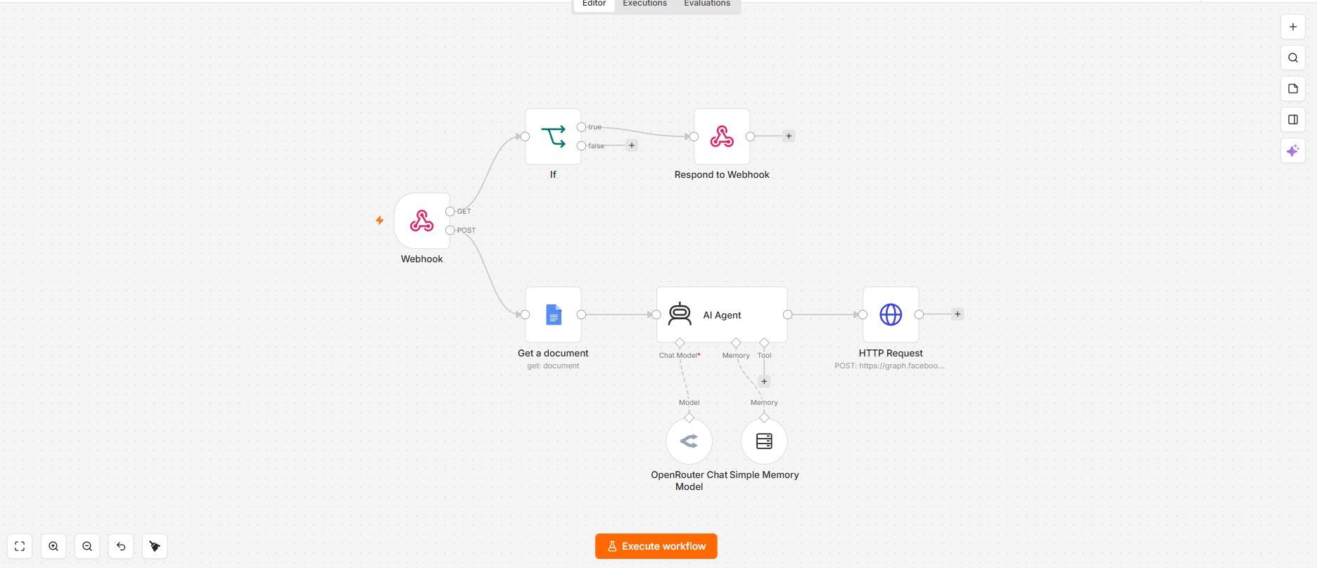 24/7 AI Messenger Assistant for a Service Business automation workflow